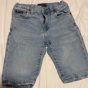 Polo Ralph Lauren Boys Denim Shorts Light Wash Size 6